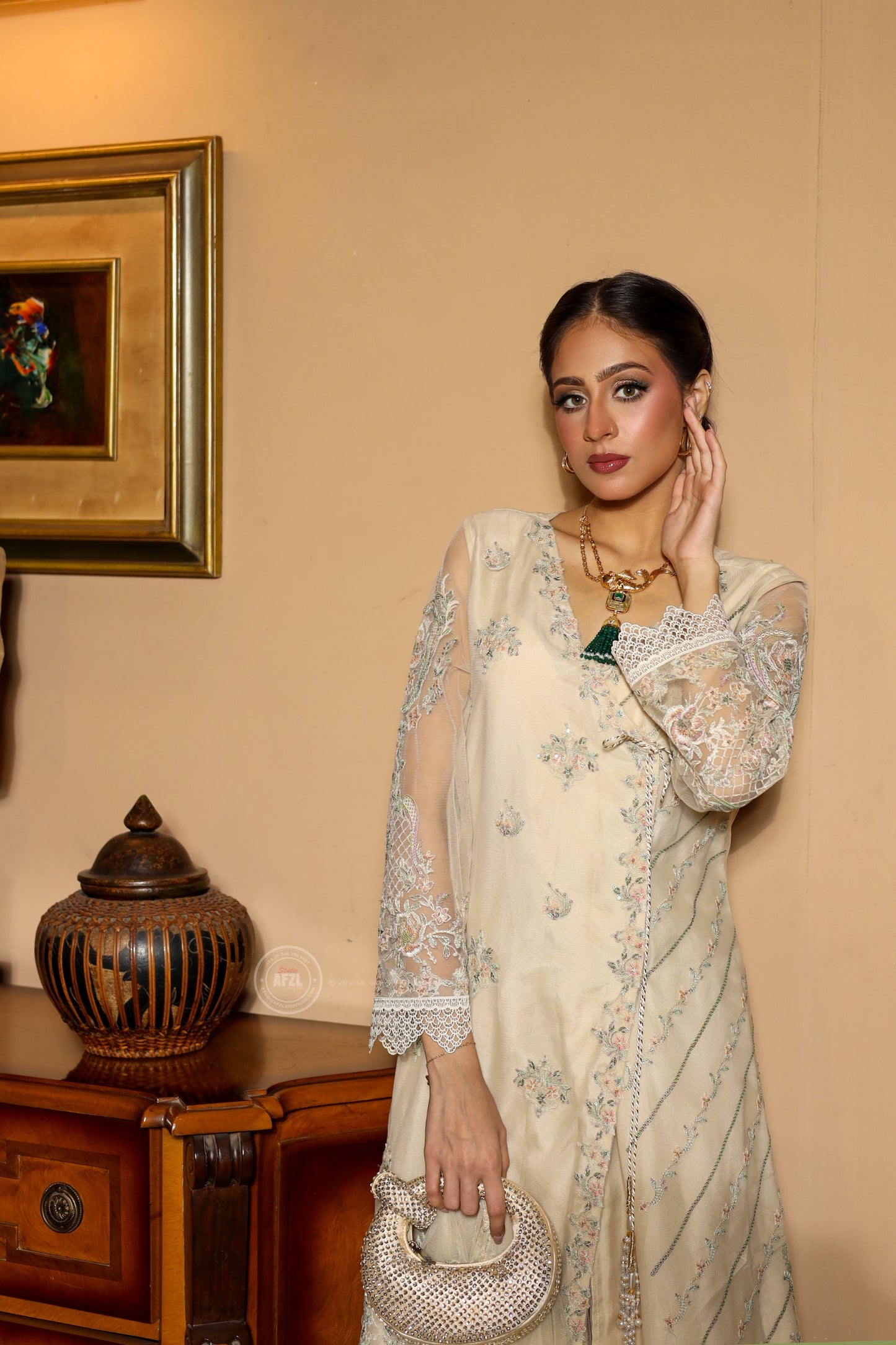 Floral Beige (Kahani X Rana Noman)