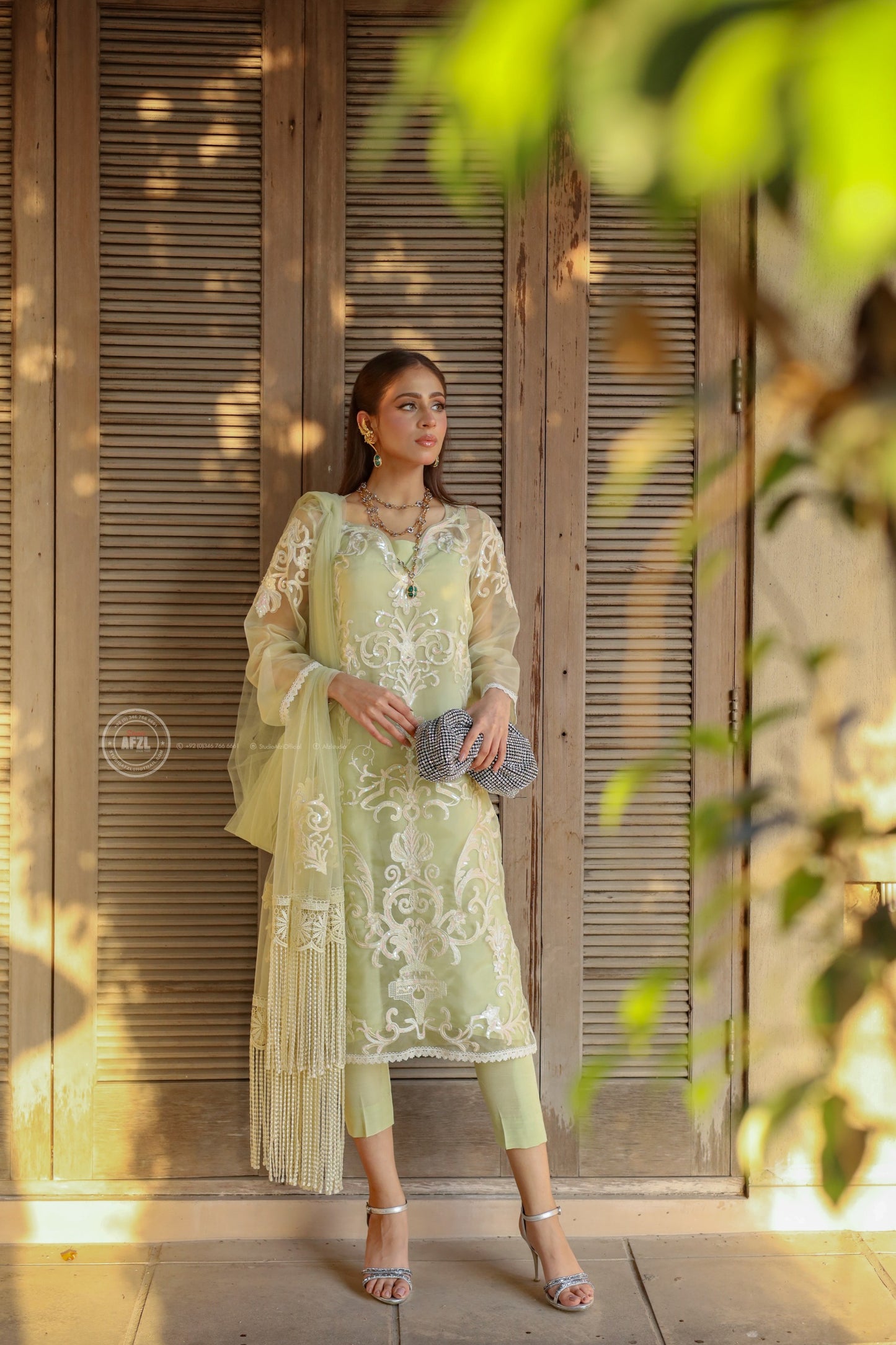 Lime Green Luxe (Kahani X Rana Noman)