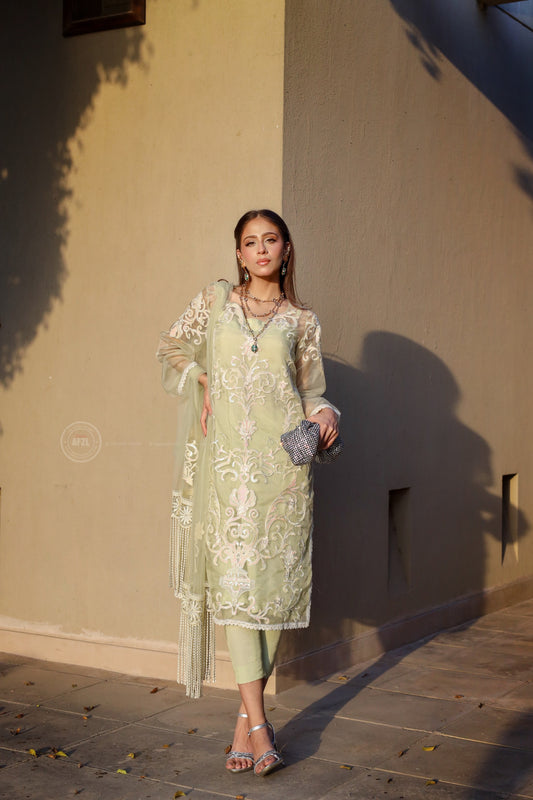 Lime Green Luxe (Kahani X Rana Noman)
