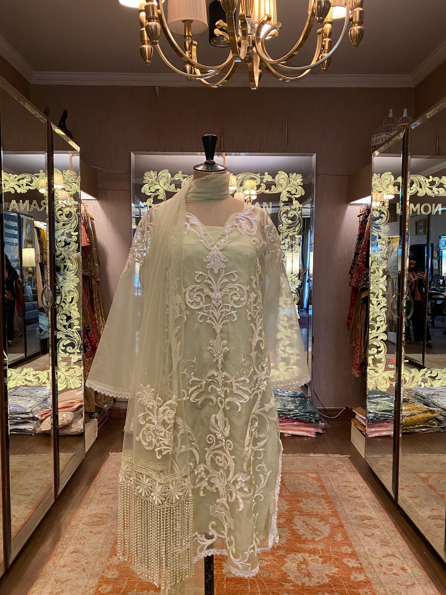 Lime Green Luxe (Kahani X Rana Noman)
